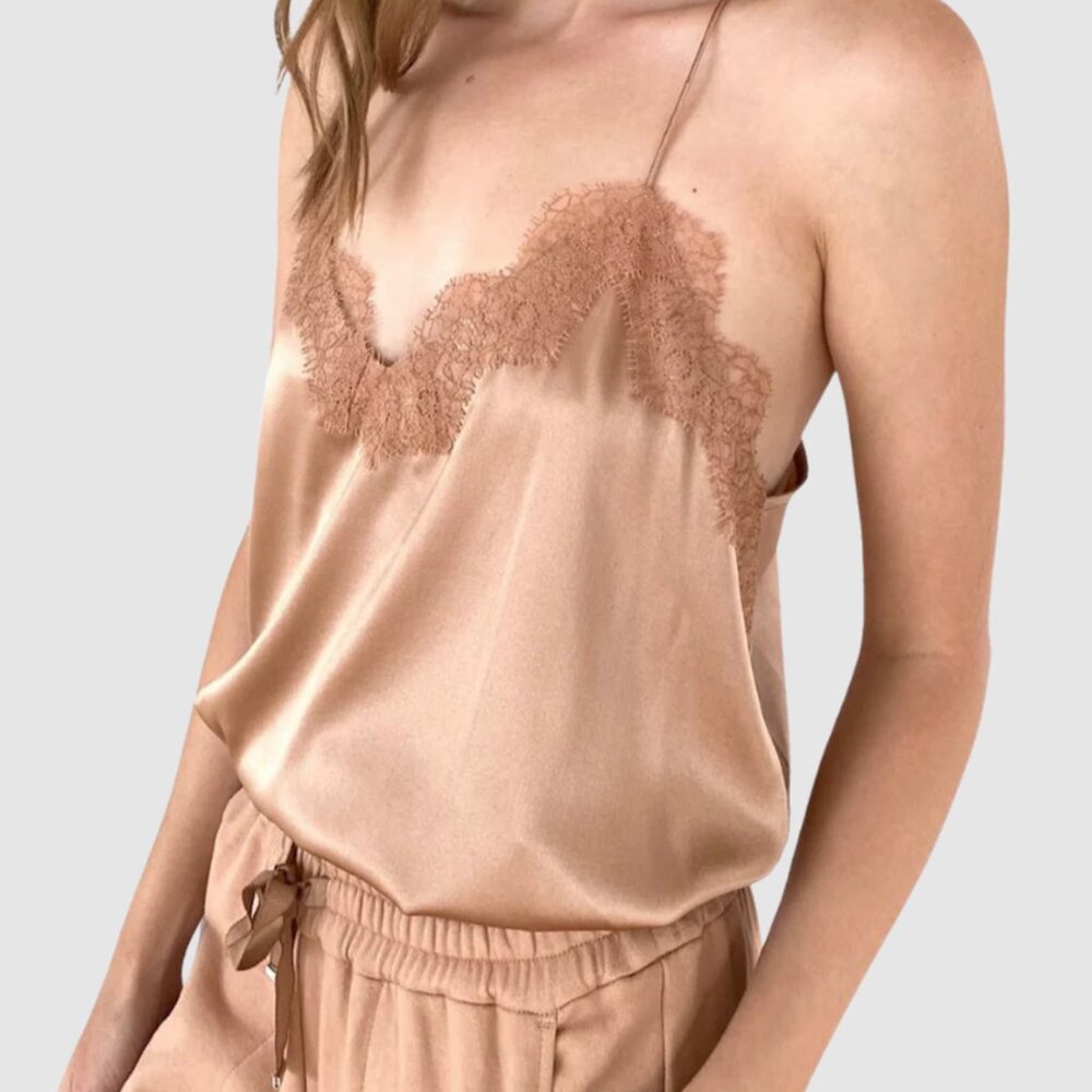 Cami NYC Racer Charmeuse Camisole XS